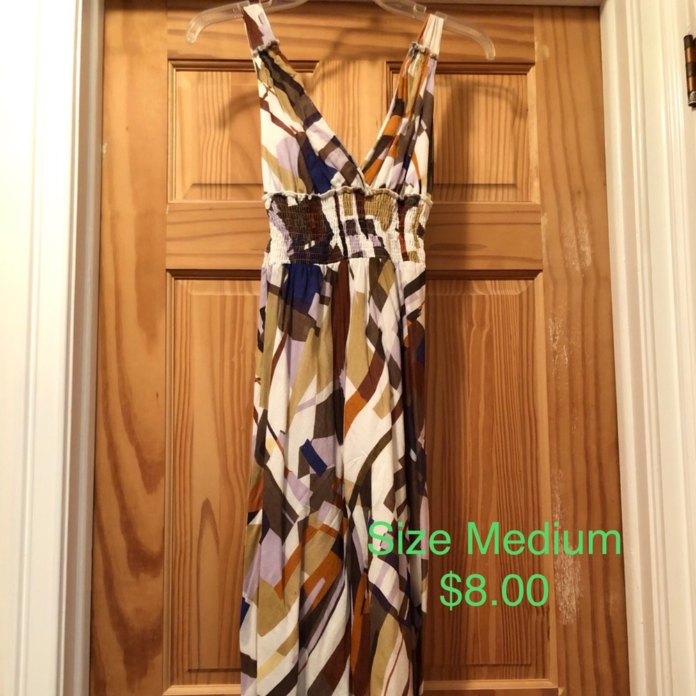 Summer sleeveless dress.